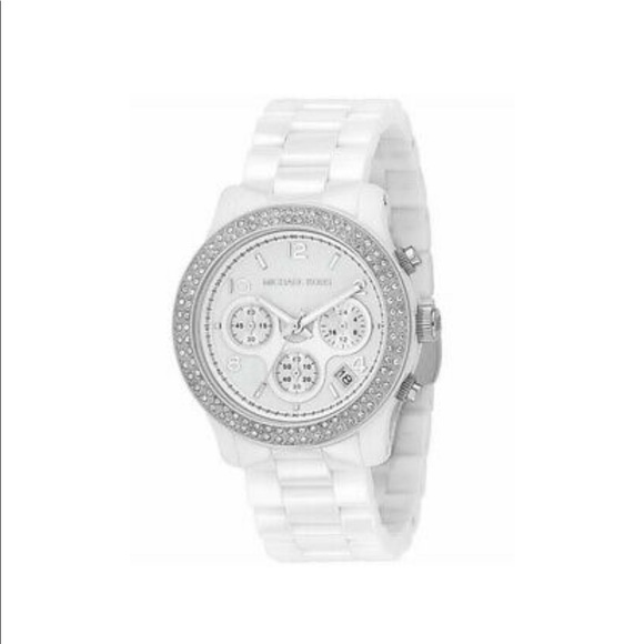 Michael Kors Ceramic White Watch 